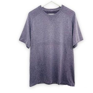 Lululemon Mens Metal Vent Swiftly Tech Shirt Short Sleeve Workout Gray Sz Large